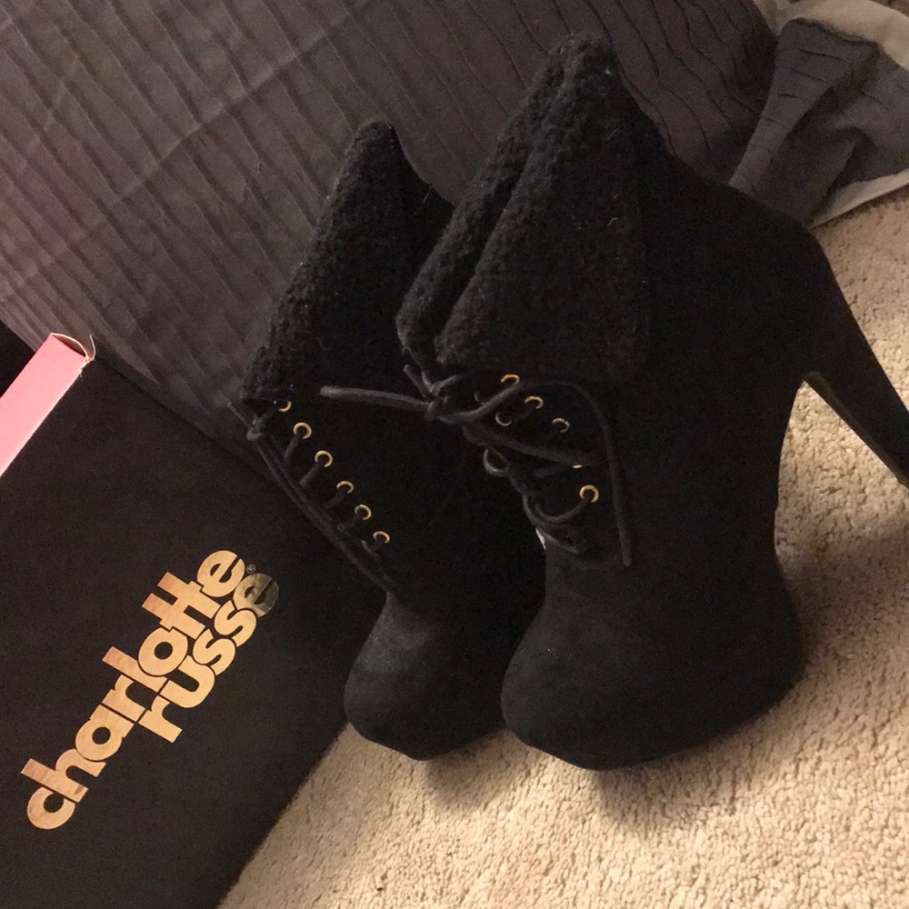 Never worn High heel booties